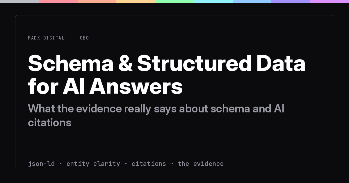 Structured Data and Schema for AI Answers