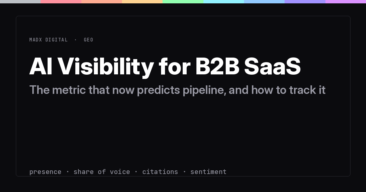 AI Visibility for B2B SaaS
