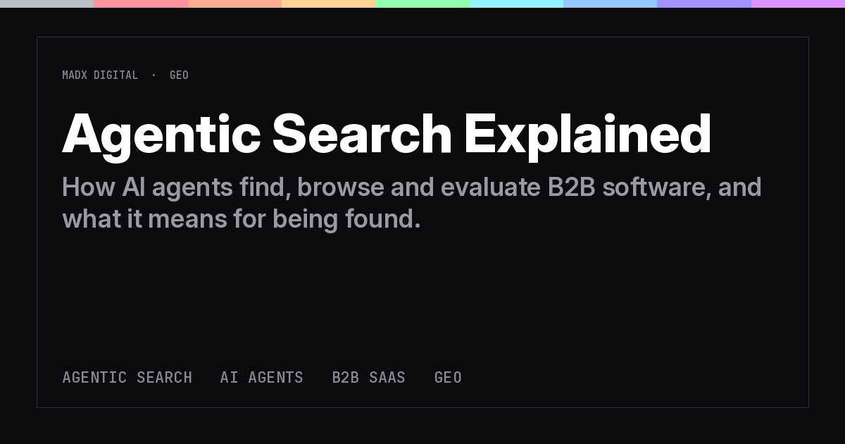 Agentic Search Explained: How AI Agents Find and Evaluate Software