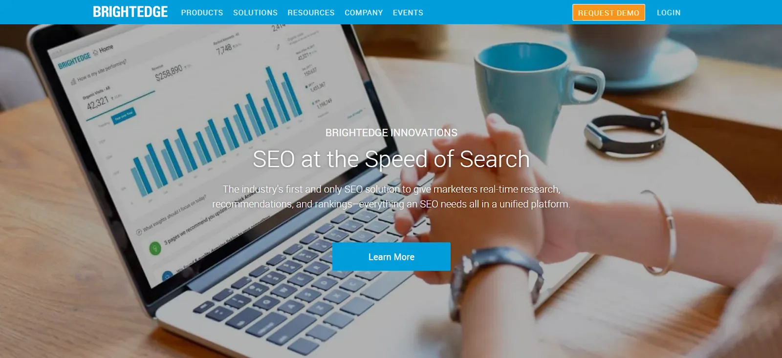 brightedge homepage