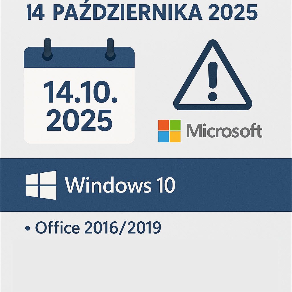 Koniec wsparcia dla kluczowych produktów Microsoft