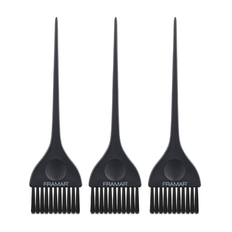 Framar 3PC Color Brush Set - Matte Black