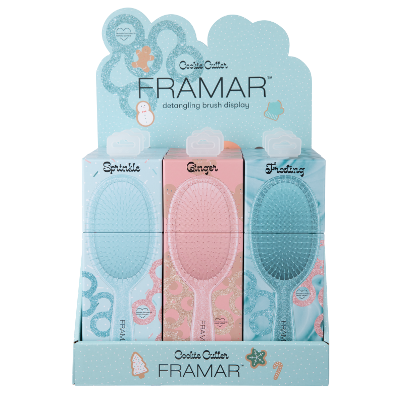 Framar Cookie Cutter - 9PC Detangle Brush set