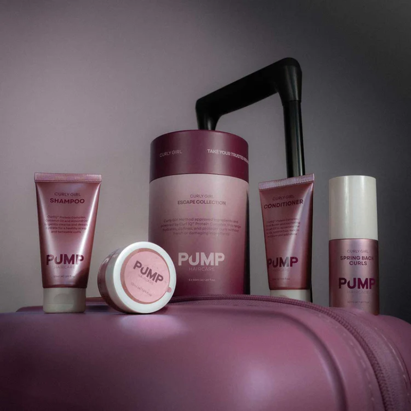 Pump Curly Girl Travel Packs