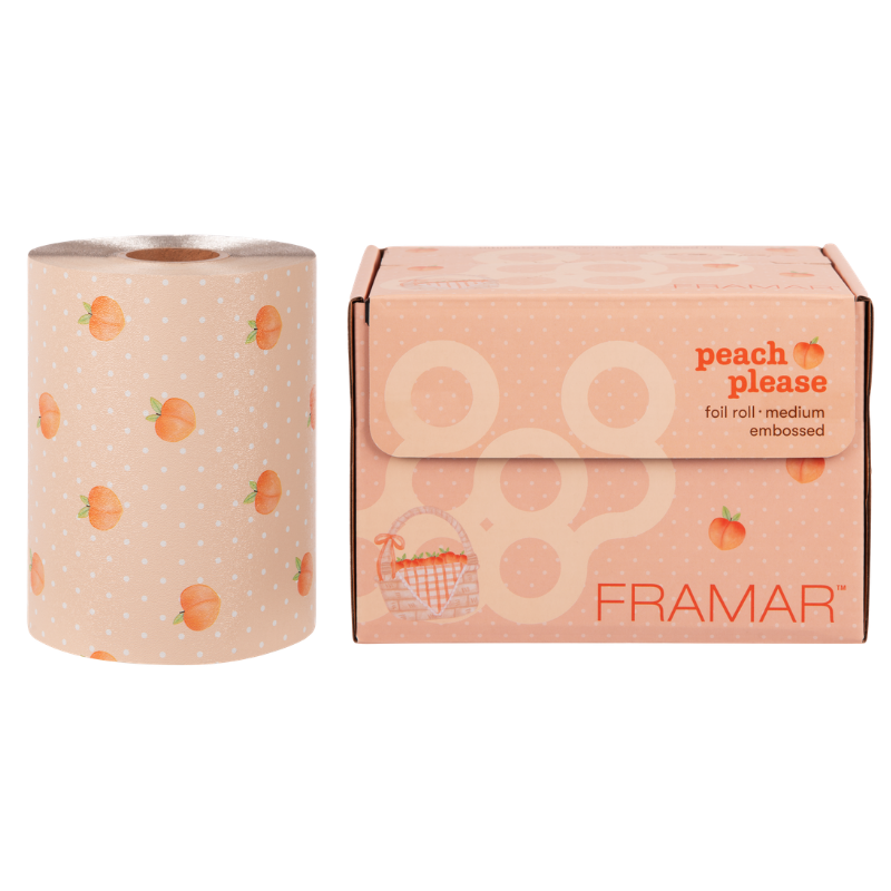 Framar Peach Please Embossed Roll 320ft
