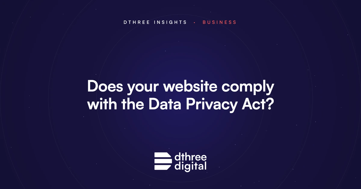 Does your website comply with the Data Privacy Act?