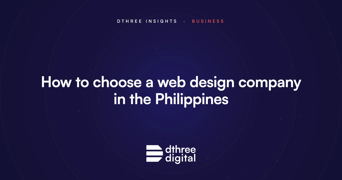 How to choose a web design company in the Philippines