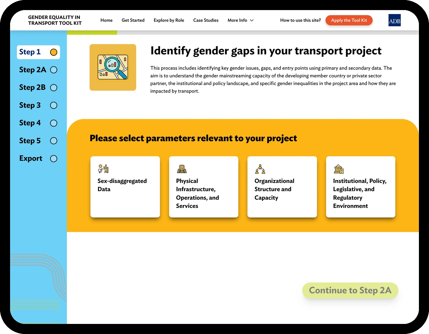 ADB Gender Equality in Transport Tool Kit