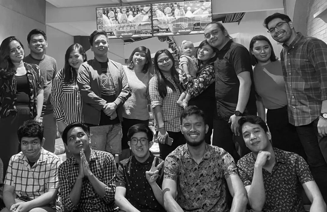 Dthree Digital's team during one of their celebrations.