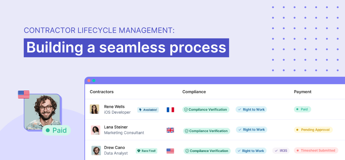 Contractor lifecycle management: Building a seamless process