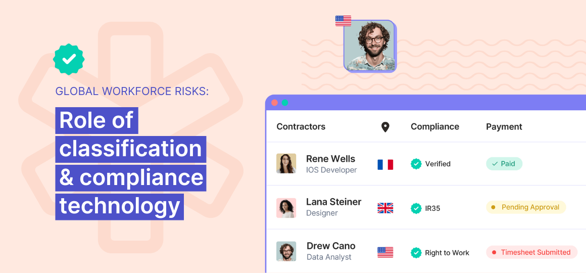 Global workforce risks: Role of classification and compliance technology