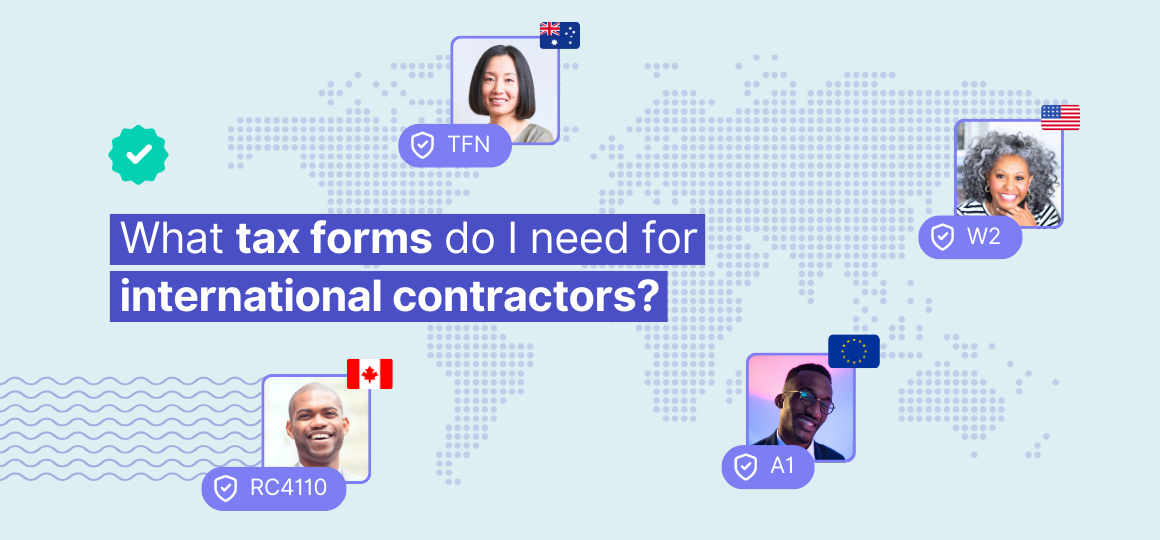What tax forms do I need for international contractors?