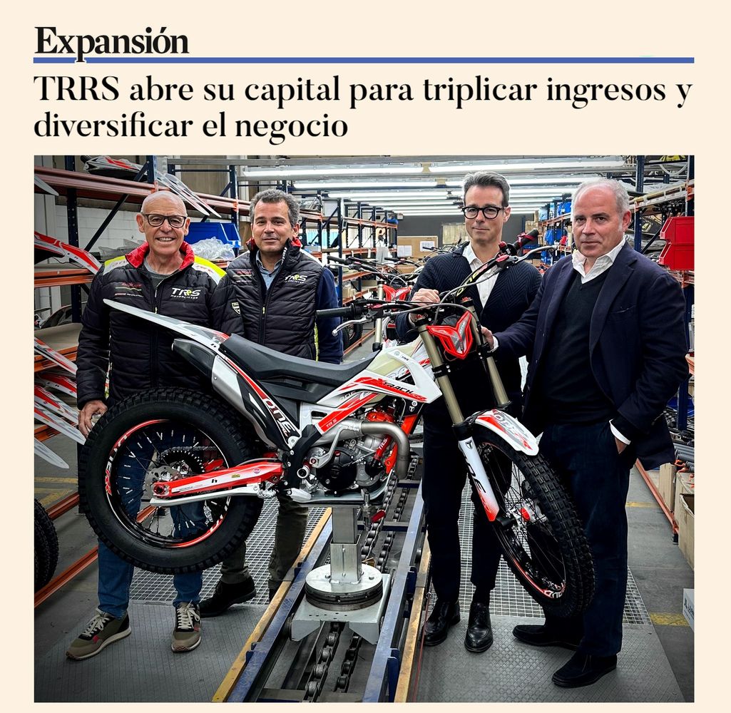 Jordi Tarrés, Marc Arañó, Aleix Escassi y Ricard Novel, directivos de TRRS y Excens, su matriz.