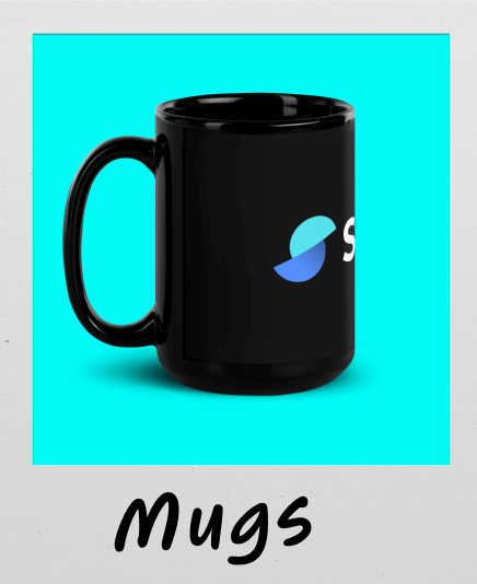 A product shot of a Salable branded mug that you can get for free!