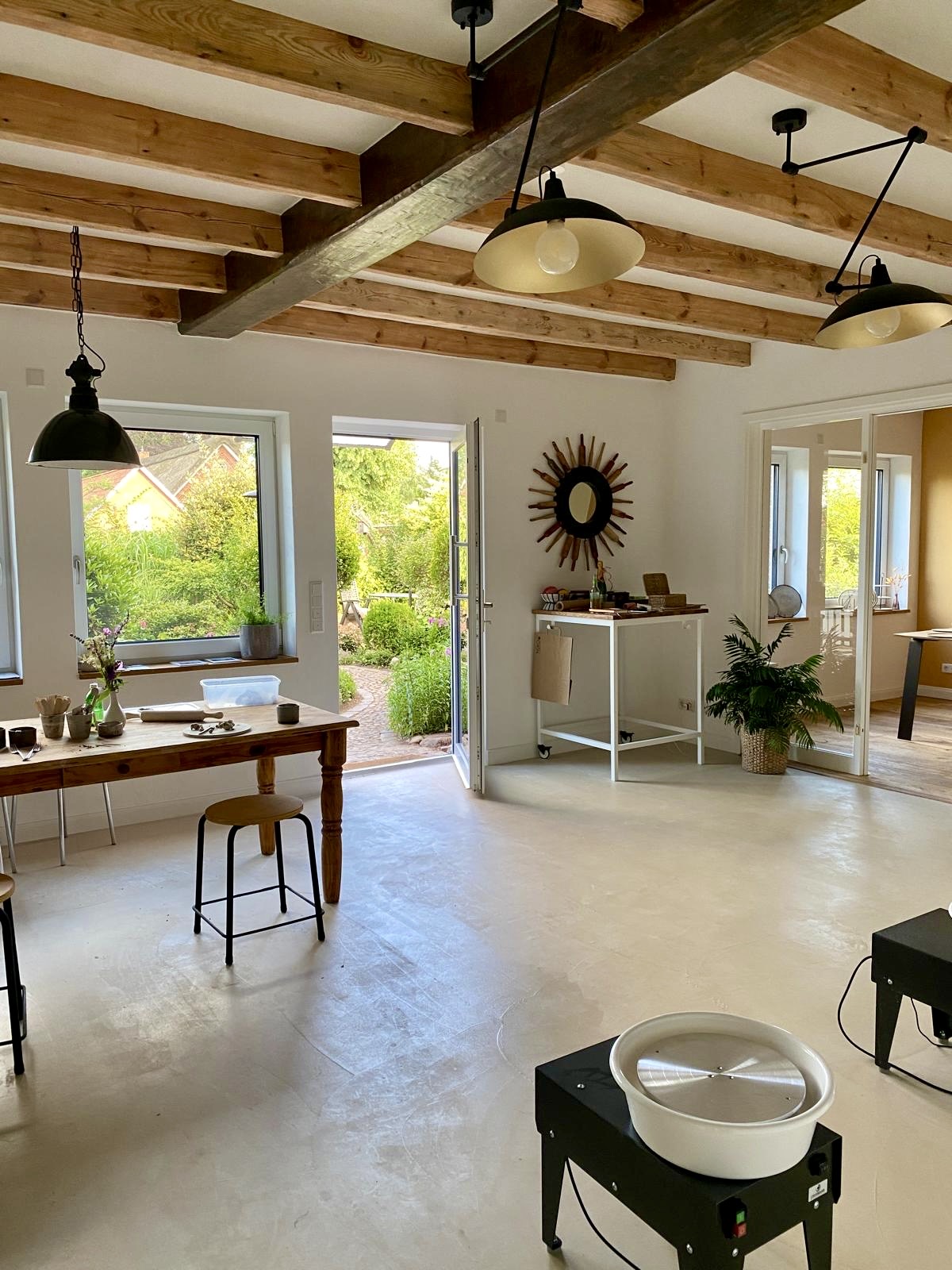 Volcano view from top of hill