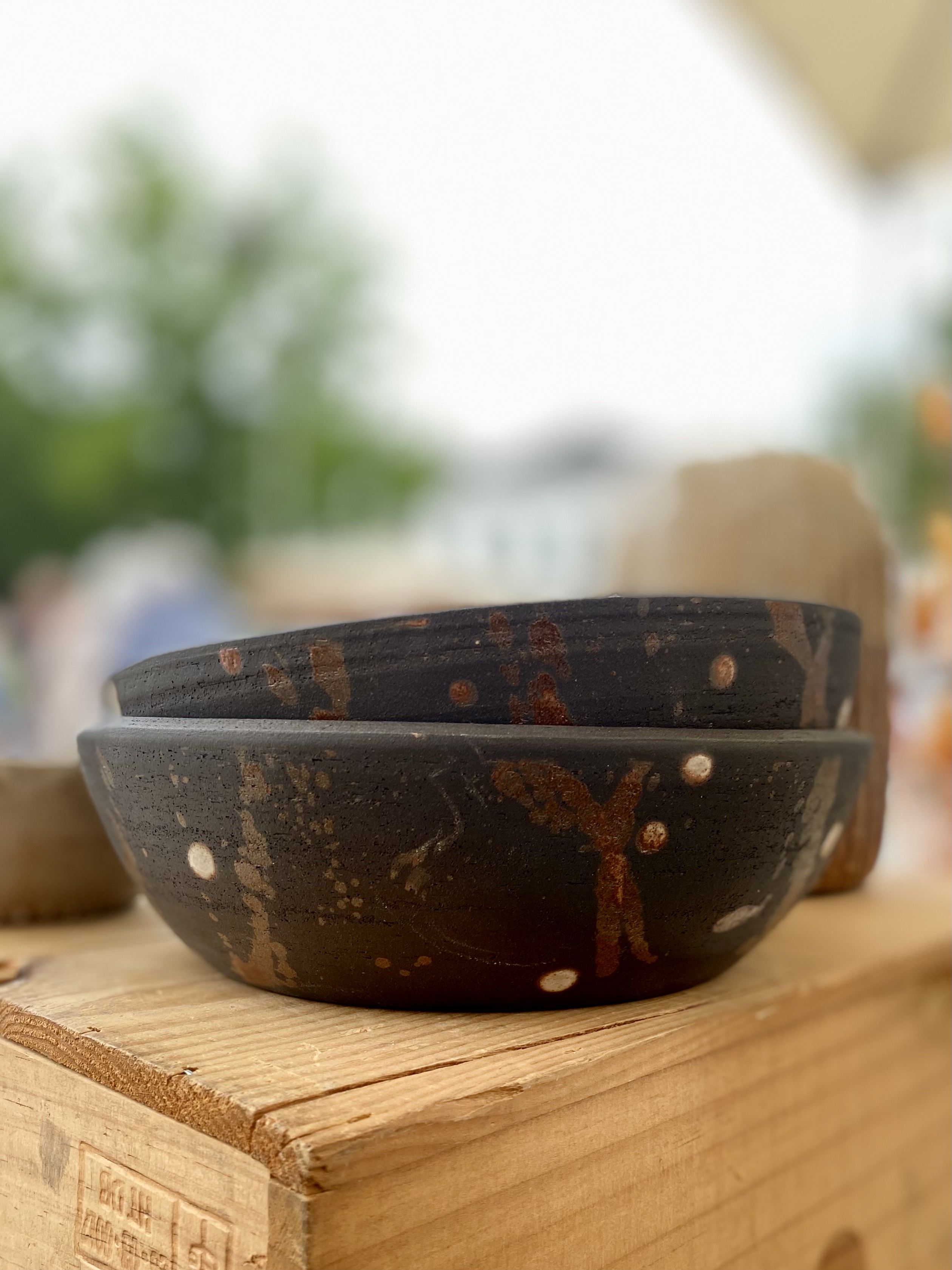 Volcano view from top of hill