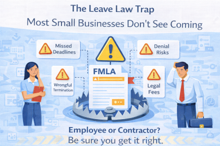 FMLA and ADA are separate laws with different employer thresholds, different obligations, and different consequences when misapplied, and treating them as interchangeable is one of the most common leave law mistakes small business owners make. Handbook language that automatically terminates employees at the end of a fixed leave period is a per se ADA violation under longstanding EEOC guidance, reinforced again by employment law alerts published in April 2026. Mishandling leave also creates downstream payroll and benefits administration errors, including COBRA and health insurance lapses that compound the original compliance problem. Business owners in the Southeast managing HR without dedicated support should review their leave policies now, and working with a PEO, fractional HR partner, or HR consulting firm is one of the most practical ways to catch these issues before they become charges.