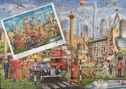 London puzzle completed with legend on top
