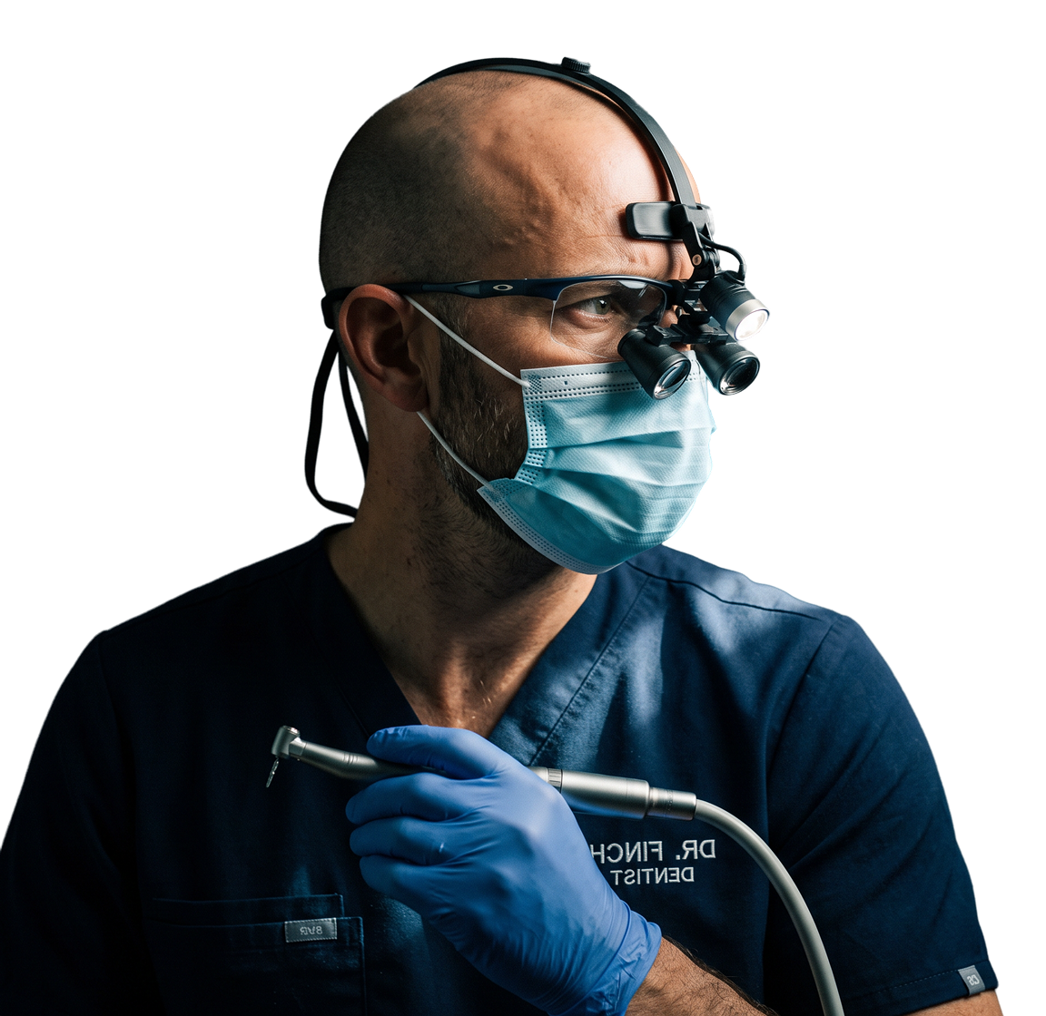 Dentist at work