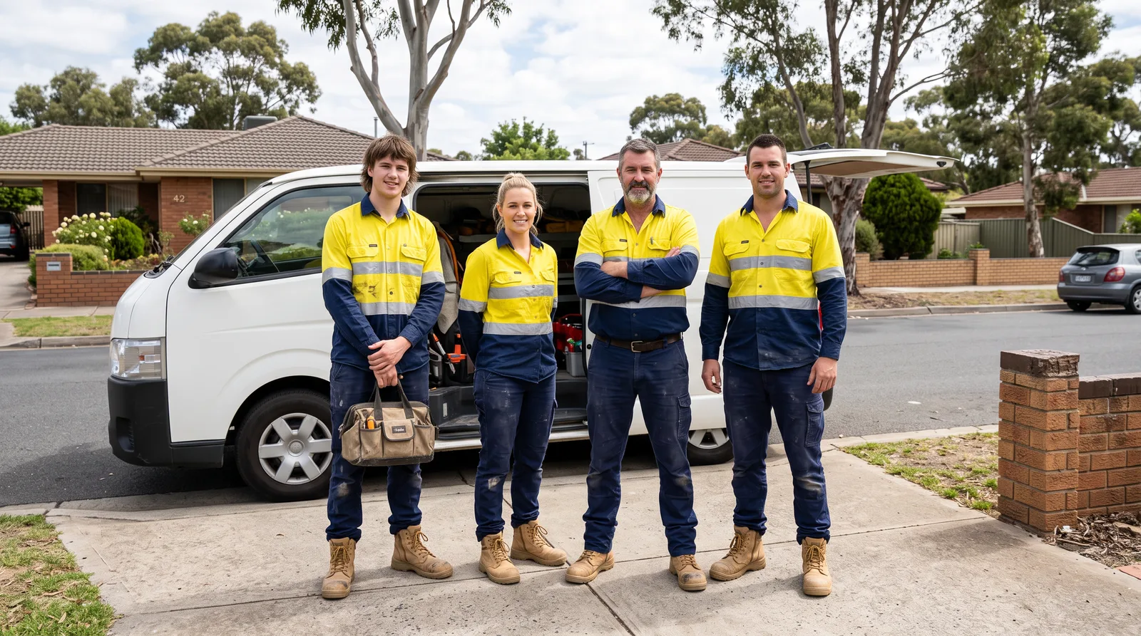 Plumbing team