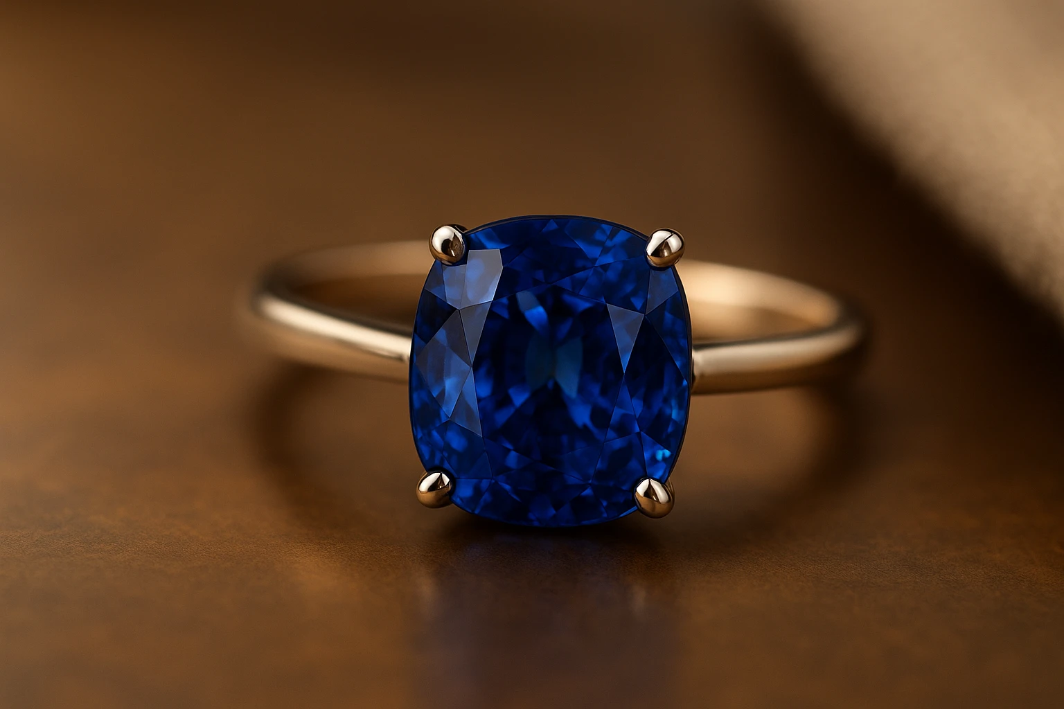 Saphir-Schmuck pflegen und seinen Wert erhalten