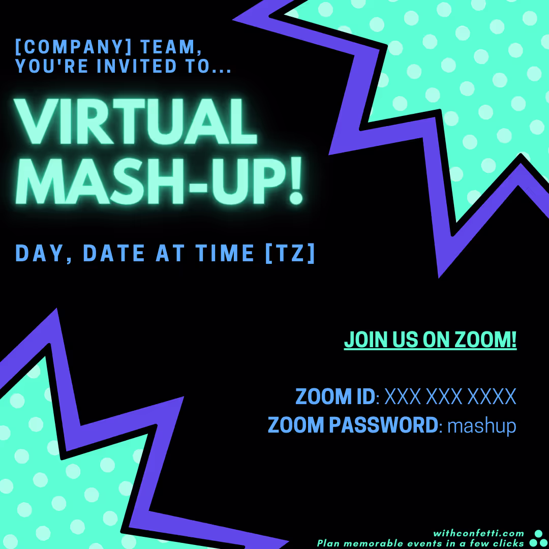 Mash-Up - Event Invitation Sample