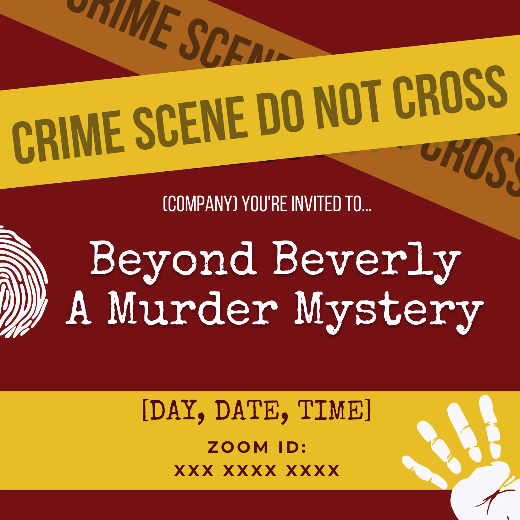 Beyond Beverly - Event Invitation Sample