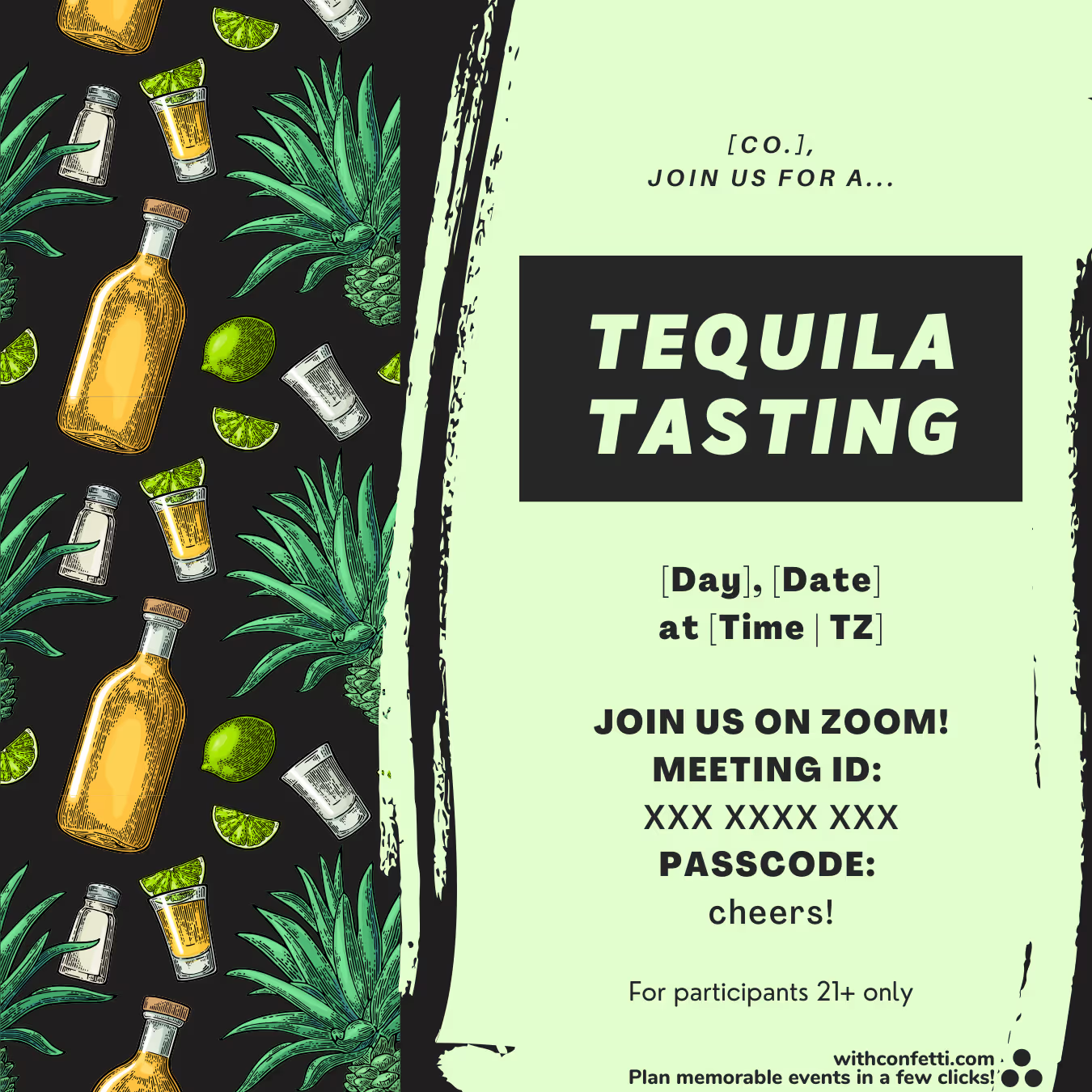 Tequila Tasting - Event Invitation Sample