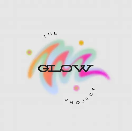Colorful Glow Project logo on white background
