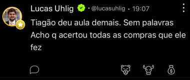 Depoimento de aluno do Tiago Oliveira, super satisfeito com seu aprendizados e seus resultados.