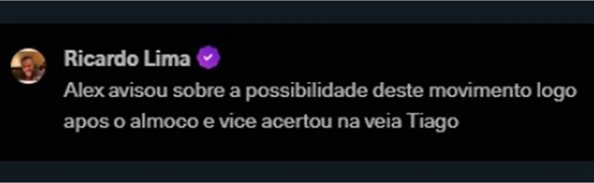 Depoimento de um aluno do Tiago Oliveira muito satisfeito com os ensinamentos aprendidos.