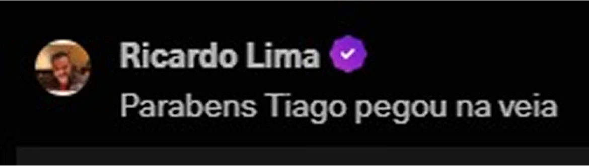 Depoimento de um aluno do Tiago Oliveira muito satisfeito com os ensinamentos aprendidos.