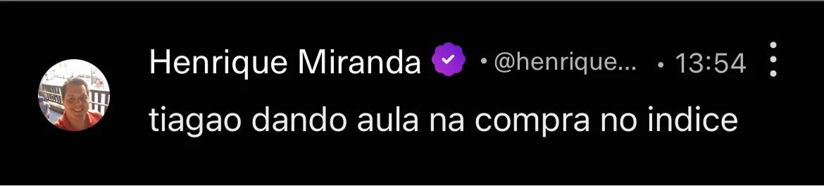 Depoimento de um aluno do Tiago Oliveira muito satisfeito com os ensinamentos aprendidos.