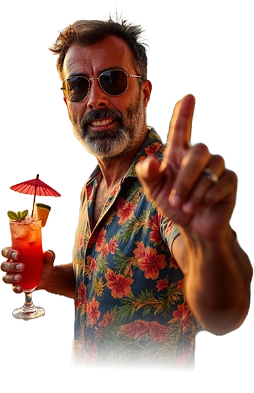 Foto do Felipe Denden que, mesmo em viagem na praia, opera muito bem.