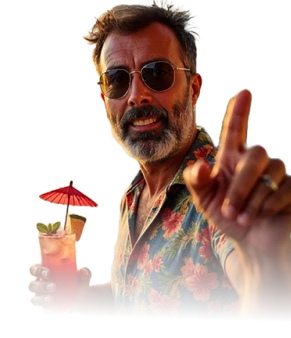 Foto do Felipe Denden que, mesmo em viagem na praia, opera muito bem.