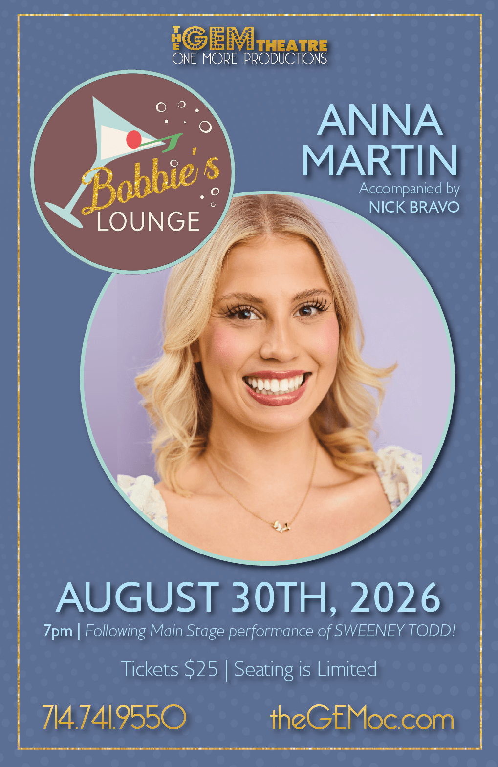 Bobbie's Lounge Featuring Anna Martin!