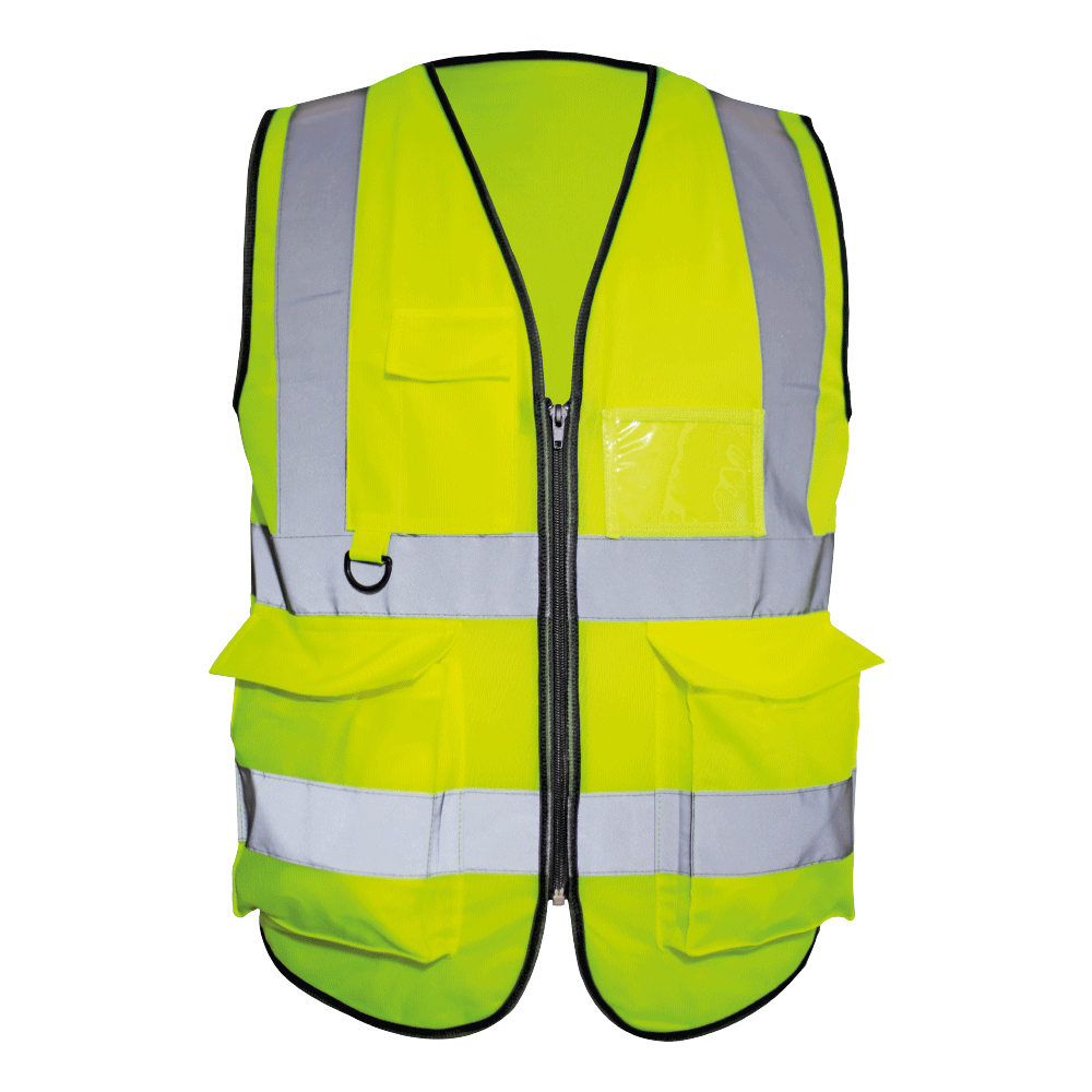 Chaleco Seguridad Reflejante Industrial "Sky" Gluh Amarillo