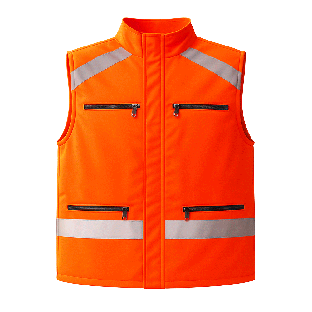 Chaleco De Seguridad Industrial "Dusk" Gluh Naranja