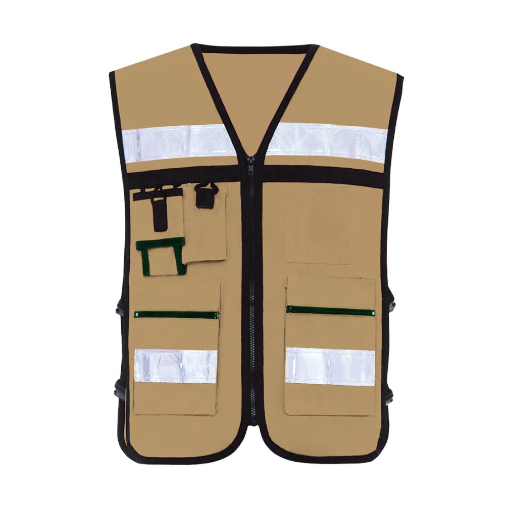 Chaleco de Seguridad Industrial "Brigadista" Gluh Caqui