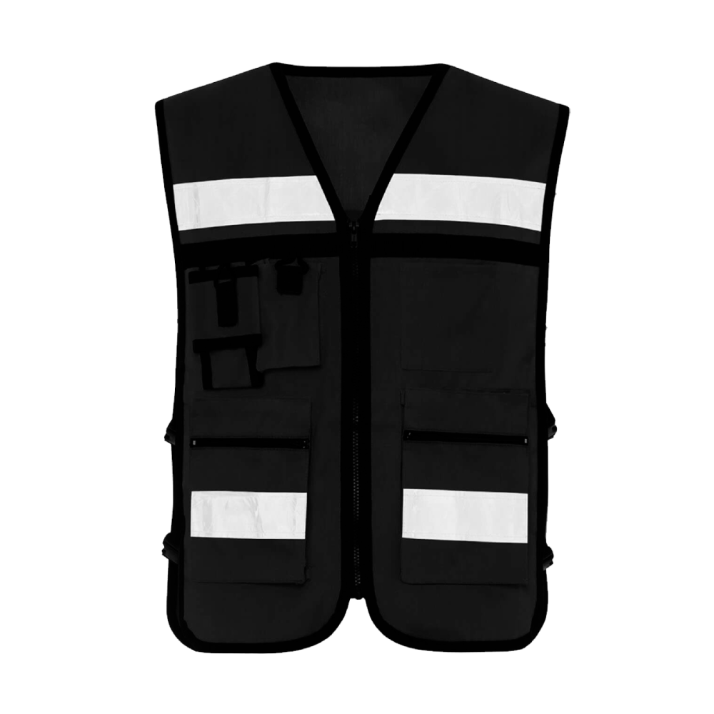 Chaleco de Seguridad Industrial "Brigadista" Gluh Negro