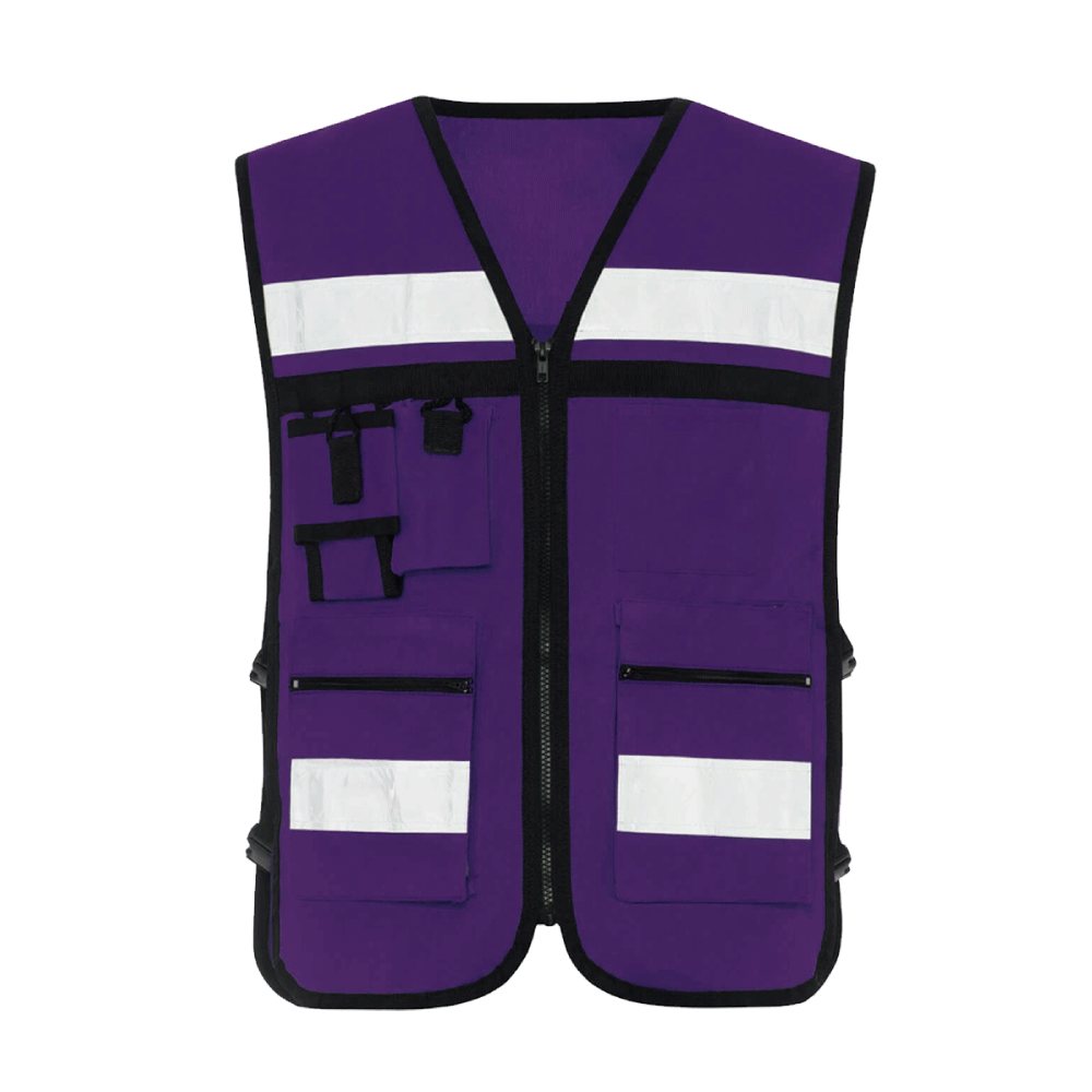 Chaleco de Seguridad Industrial "Brigadista" Gluh Morado