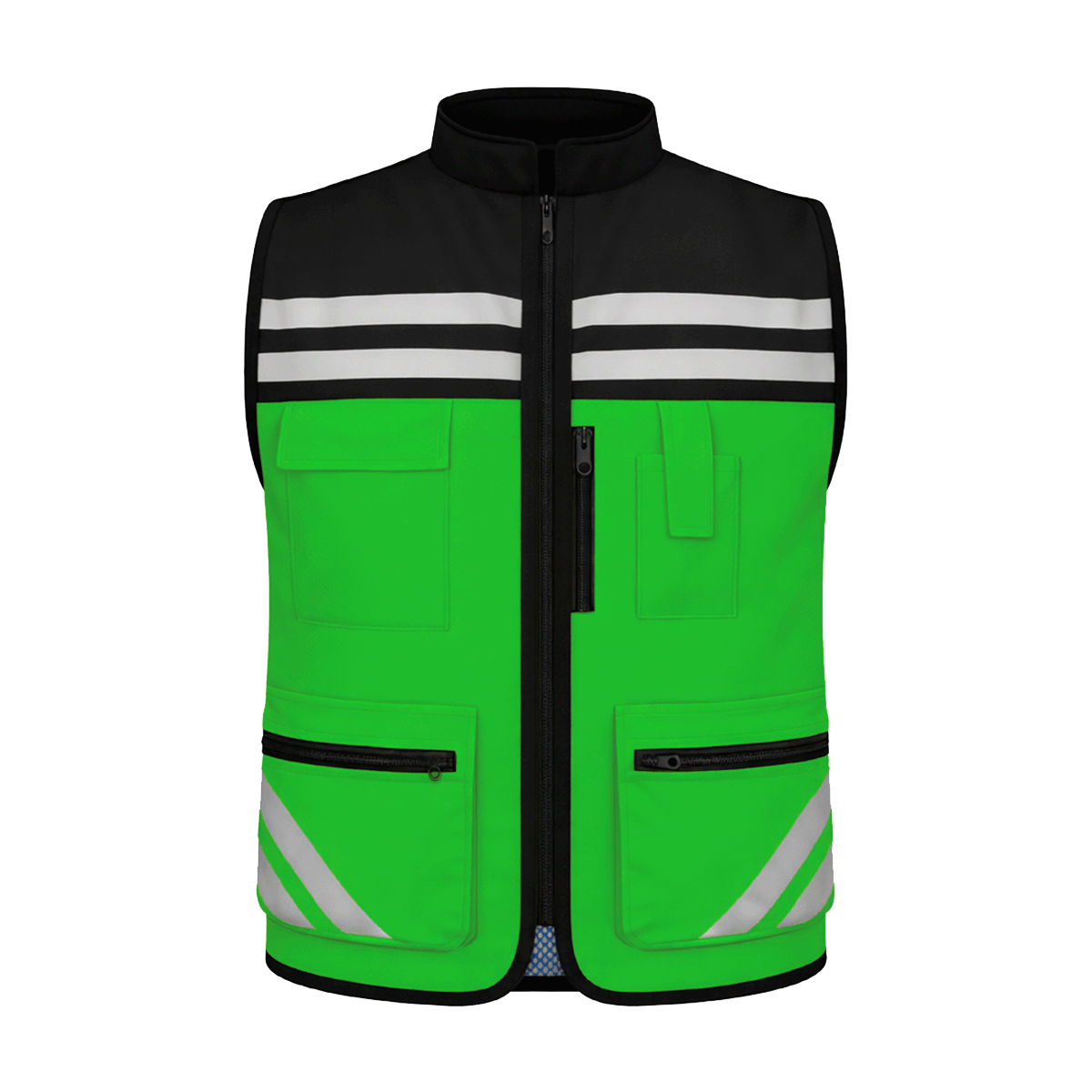 Chaleco De Seguridad Reflejante Tipo Brigadista "Spark" Gluh Verde