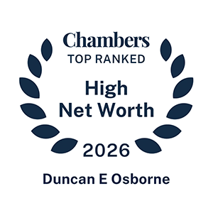 Chambers 2025 - High Net Worth - Duncan E. Osborne