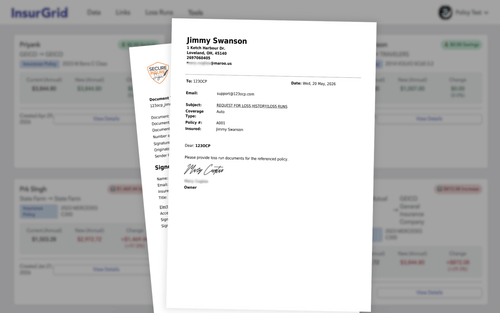 Loss Run Retrieval Software for Agents | InsurGrid