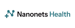 Nanonets Health logo with a connected nodes icon and the word Health in green.
