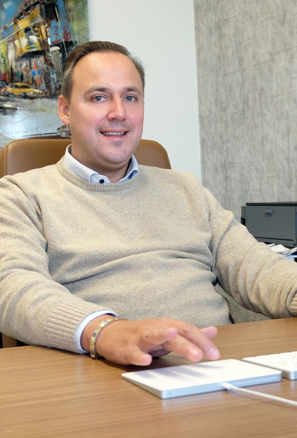 Portrait of the person