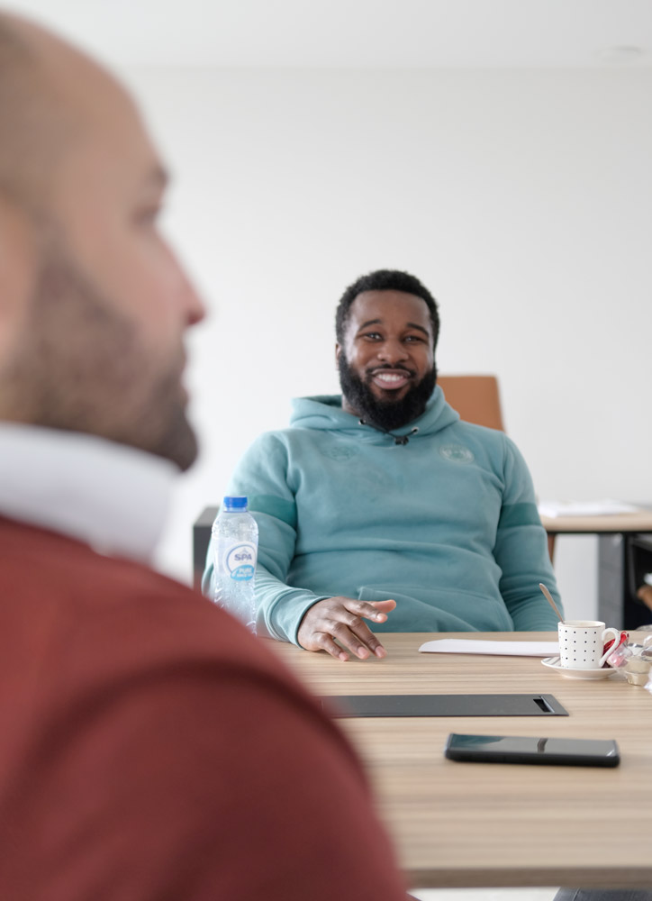 Portrait of the person