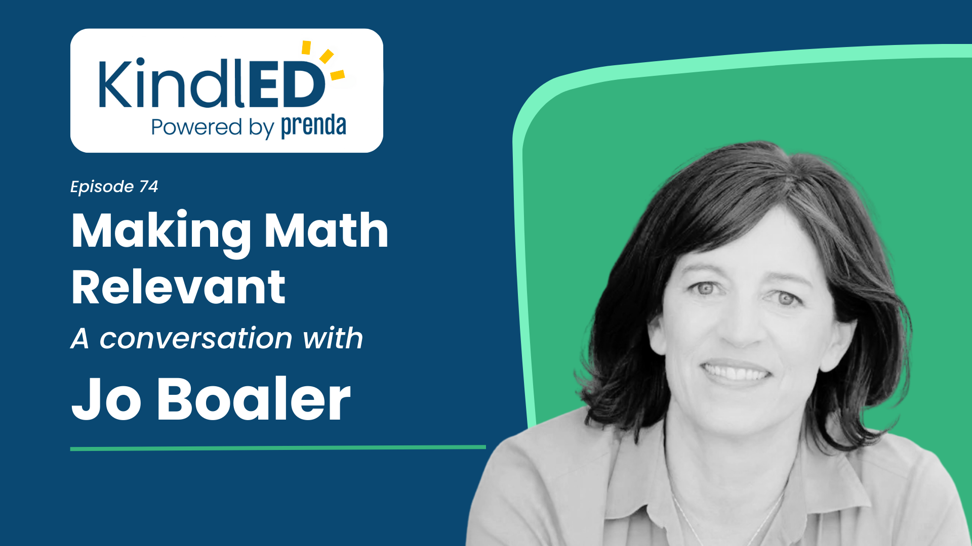 Stanford Professor Jo Boaler smiles at the camera