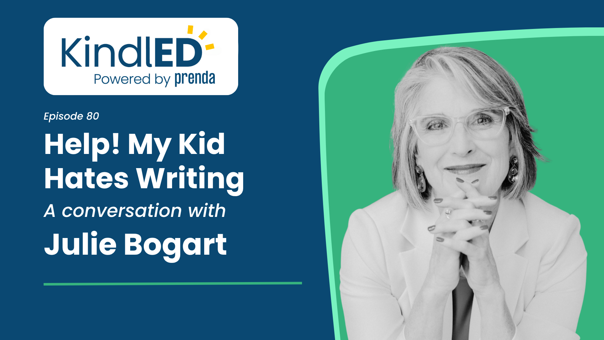 Author Julie Bogart smiles at the camera.