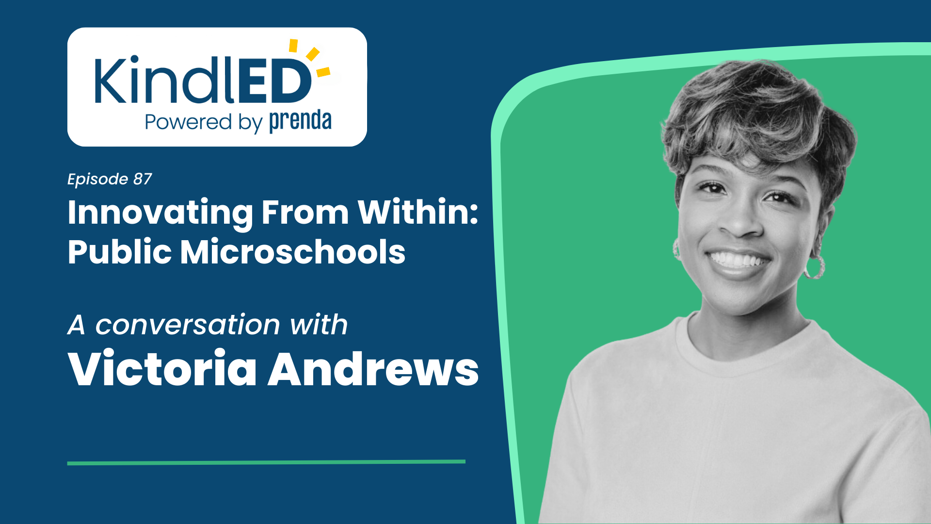 A school innovator smiles at the camera